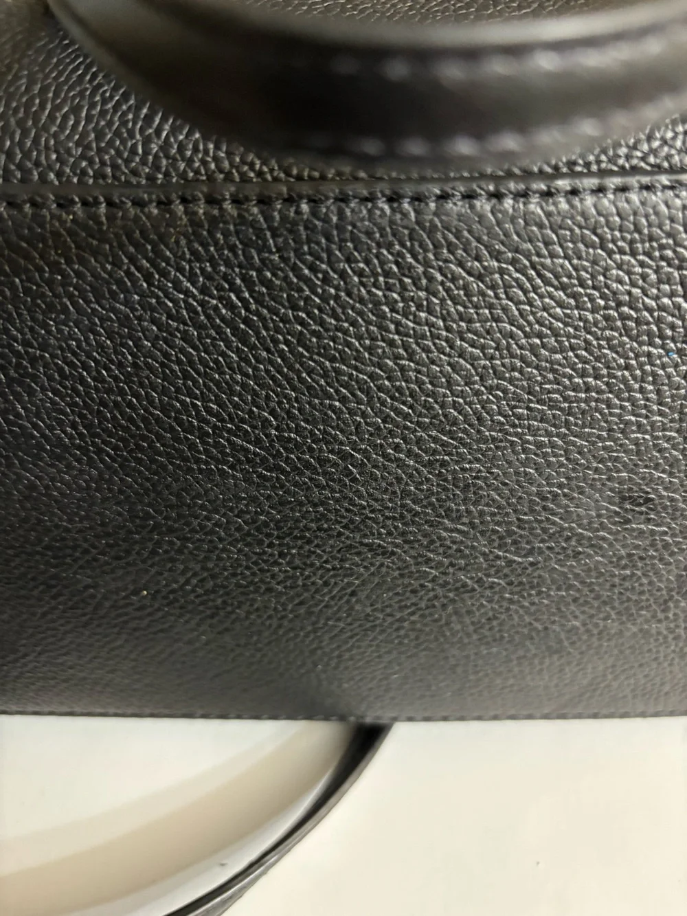kate spade Soft Black Pebbled Leather Shoulder Tote